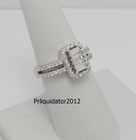 1ct Natural Diamond Anniversary Engagement Wedding Bridal Ring 14k White Gold