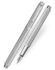 Caran D ache - Ecridor Fountain Pen - Palladium Coated Retro - Fine Point