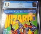 9 2 Wizard  1 Survey subscription Insert 1st Wizard Price Guide Collectors Ed