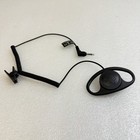 2pk 3 5mm Coiled Listen Only Adjustable D-style Earpiece For Speaker Mic Jh-001