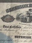 Superior Copper Mining        Company Stock Certificate Keweenaw Michigan Mi 889 