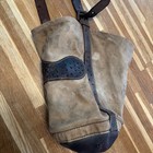  Antique Ww1 Us Q m c  Army Cavalry Canvas Leather Horse Feed Bag Military  