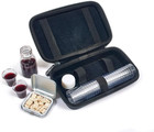  Portable Communion Set Black With 25 Cup Holder Juice And Bread Containers