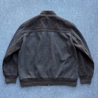 Enzo Tovare Italy Men   s Xl Wool Blend Zip Bomber Jacket Quilted Knit Casual