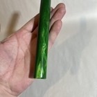 Vintage Green Swirl Marbled Bakelite Catalin Rod 103 Grams