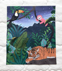 Lucky Korean Tiger Lens Cleaning Cloth Artist Designed Seoraksan Korea