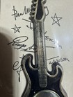 Beatles Official Guitar-shaped Pin button On Original Card Backing
