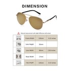 Aviator Sunglasses Men Women Fashion Retro Driving Pilot Shade Uv 400 Protection