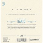 3 Sets D addario Ej60 5 String Banjo Nickel Wound Light Gauge Strings Usa Made