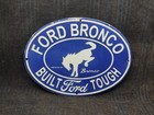 Porcelain Ford Bronco Enamel Metal Sign Plate Size 20  X 15  Inches