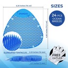 Urinal Screen Deodorizer 24 Pack - Blue Spectrum Anti-splash Odor Control
