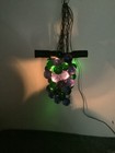 Vintage Lucite Grape Cluster Swag Light Driftwood Blue Green Mid Century 12    L