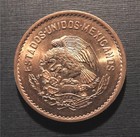 Mexico -1944 Mo  Nice Red  5 Centavos - Bu Coin As Shown   Km 424 Sem