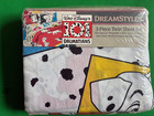 Vintage 1980s-90 s Disney 101 Dalmatians 3 Piece Twin Sheet Set Made In Usa-new