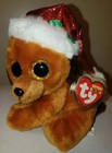 Ty Beanie Boos Howlidays The Christmas Dog  6 Inch  New Mwmts Stuffed Animal Toy
