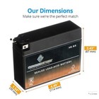 Agm Battery Ut4b Yt4b-bs For Yamaha Sr400 Vino Yj50r Ttr50e Ttr90e Suzuki Dr-z70