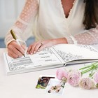 Wedding Guest Book Sign In Book  120 Pages Thick Paper For Anniversary Party