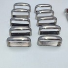 Stainless Belt Buckle Loop Keeper D Shape 1 1 8 Inch 30mm Lot Of 20 For Crafting