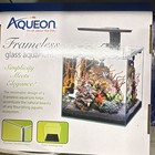 Aqueon Frameless Glass Aquarium Size 3 Cube 9 25 In Tank Only
