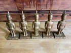 5 Vintage 1974 Cast Iron International Harvester Ih Cadet Statues