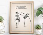 Vintage Anatomy Wall Art  Medical Poster No Framed