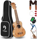 Ukulele Soprano Mahogany 21 Inch Professional Acoustic Ukelele Four String Wo   