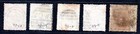Uk Gb 1865 Four Pence Sg 95 Wmk Large Garter Plates 7 8 9 13   14 Cv 500 Bp
