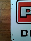 Collectible Agriculture Advertising P-a-g Dealers Double-sided Metal Field Sign 
