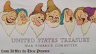 Original Walt Disney U s  Treasury War Bond For Newborns - Issued Dec  7  1944