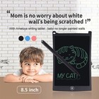 Digital Drawing Tablet Electronic Board Writing Red 8 5inch Lcd Plastic Graphic