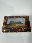 Antique Reverse Painted Crystal Palace Tortoise Box