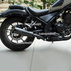 For Honda Cmx300 Cmx500 Rebel500 Rebel300 2017 2023 Exhaust Muffler Pipe Black