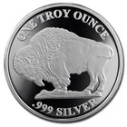 1 Oz Silver Buffalo Round  999 Fine Silver - Random Mint