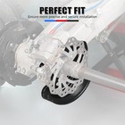 Rear Brake Disc Rotor Cover Guard For Yamaha Yfz450x 10-11 Yfz450r 09-25 Black