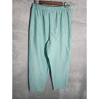 Vtg Act Iii 80s Sz 16 Elastic Waist High Rise Pull-on Pants Coastal Deep Pockets