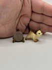 Vintage Retired Hagen Renaker Siamese Cat Kitty Miniature Figurine Tiny Playful