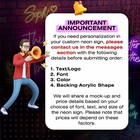 Beauty Salon Led Neon Sign Custom Name Light Hair Nail Spa Studio Decor