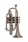 Smart Deal    Brand New Silver Bb Cornet free Hard Case mouthpiece