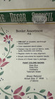 Vintage Stencil Ease Border Flower Home Decor Stencil     Pre-cut  Reusable - New