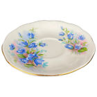 Royal Albert Bone China Saucer Replacement Blue Floral Pattern Made In England