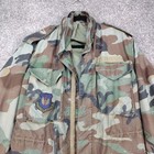 Us Air Force Cold Weather Bdu M-65 Field Jacket W  Hood Inside Collar Small-reg
