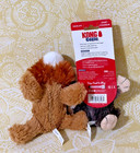 Kong 2-pack Small Cozie Lion   Funky Monkey Squeaky Plush Dog Toy -free Shipping