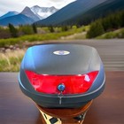 Motorcycle Top Box  52l Capacity - Universal   Reflective Detail