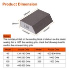 8pcs Sanding Sponge Blocks 120  400-500 Grit Sanding Block 4 x2 8 x1 