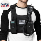 Radio Shoulder Holster Chest Harness Holder Vest Rig For Universal Two Way Radio