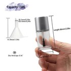 20pcs Empty Nail Polish Bottles With Brush Empty Refillable Diy Glass Nail Po   