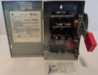 Genuine Ge Heavy Duty Th3221  Fused Safety Switch 30 Amp 2 Pole 3 Wire 240 Vac