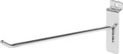50 Chrome 8  Slatwall Peg Hooks Slat Wall Retail Display 6mm Diameter Tubing