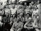 Original Wwii Photograph Navy Officers Admiral Nimitz