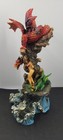 Summit Collection Dragon Fairy Figurine Crystal Ball Fantasy Resin Statue 1999